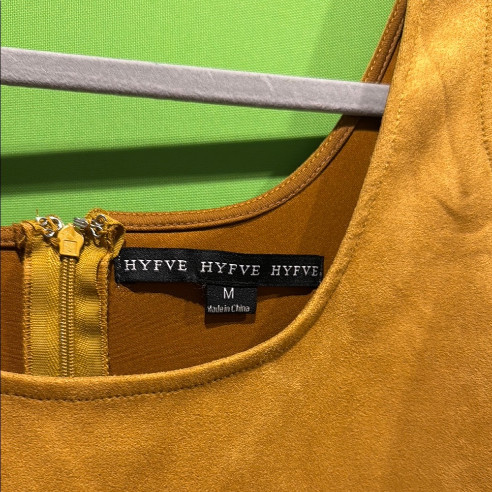 Hyfve Mustard Yellow Sleeveless Top
